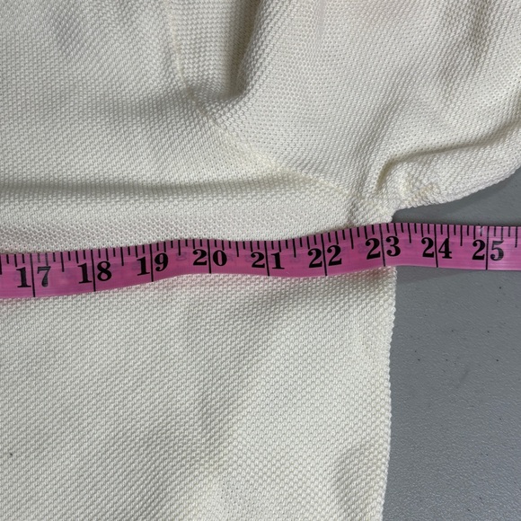 Brooks Brothers Cream V-Neck Sweater - Picture 6 of 7
